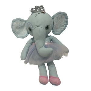 Mooshka Fairy Tales Ballerina Pets Elephant Fabric Doll Plush
